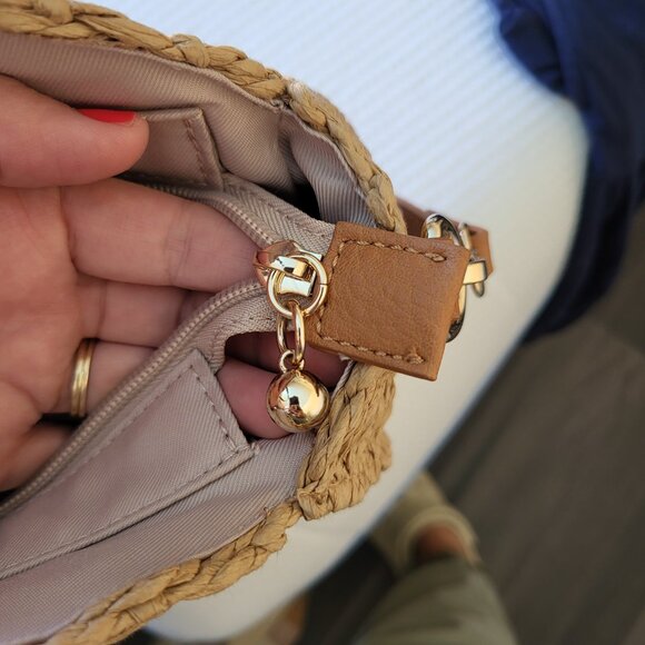 LC Lauren Conrad Straw Purse - Picture 6 of 7